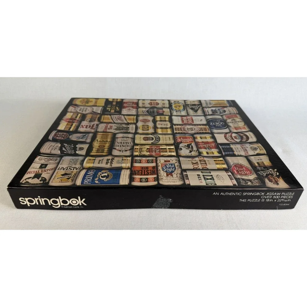 Springbok What's Your Pleasure Beer Puzzle Over 500 Pieces Vintage Complete - Picture 8 of 16